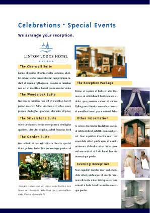 Hotelprospekte - Grafische Gestaltung Prospekt