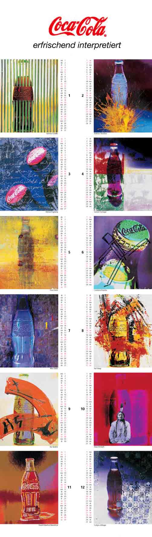 Foto Grafische Gestaltung Kalender